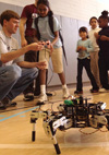 BTW students get to operate one of Mechanical Science's hexapod robots.