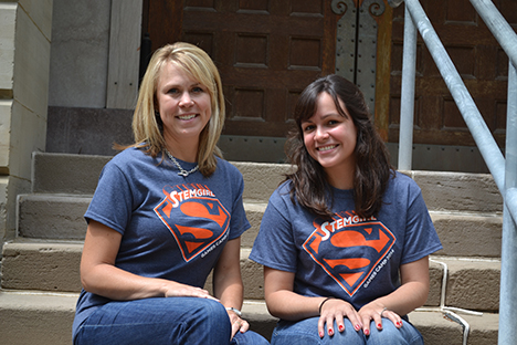 The 2014 G.A.M.E.S. camp administrators Angie Wolters (left) and Sahid Rosado.