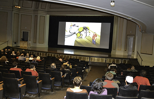 visitors to the Festival catch the first short: Ben 10: The Big Tick