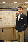 Undergrad presents his research during the undergraduate research week symposium