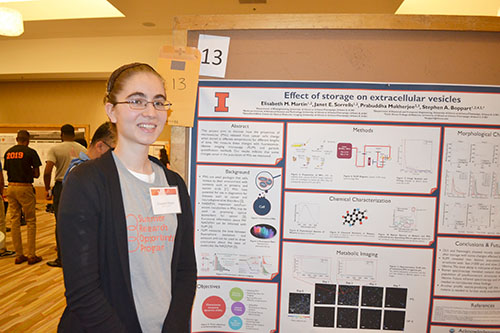 Elisabeth Martin, a rising Bioengineering sophomore at Illinois who participated in the 2019 Biomedical Imaging REU.</div>
