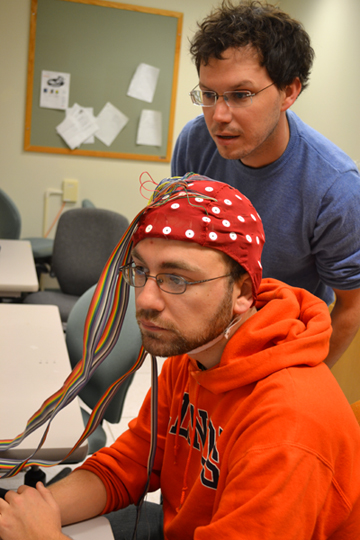 Erik Johnson and Jaimie Norton, two Neuroengineering IGERT Ph.D. students