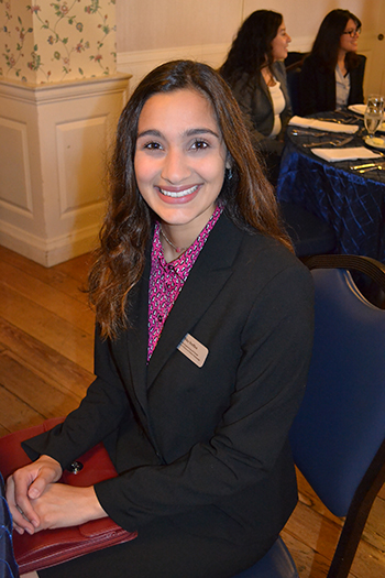 Membership  Enrichment Committee director Nika Steffen at the recent Be Professional event.