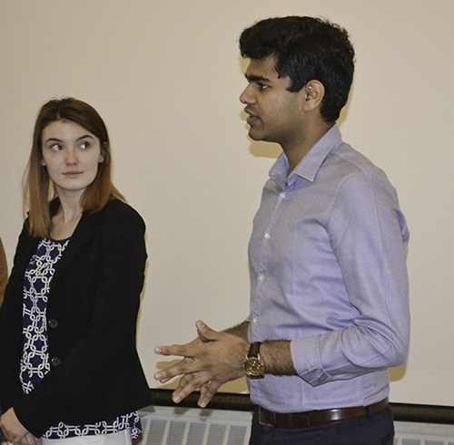 Illinois Engineering for Social Justice Scholars Cheyenne Syring and Mrinaal Mittal
